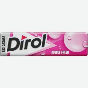 Жевательная резинка Dirol со вкусом мяты и фруктов 13.6гр
