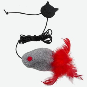 Игрушка-дразнилка Triol Мышка подвесная для кошек в ассортименте 1шт., 1 шт