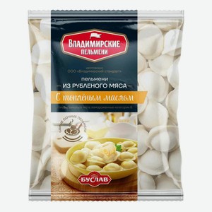 Пельмени Владимирский стандарт из рубленого мяса с топленым маслом 430 г