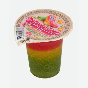 Желе Желейка со вкусом вишни, яблока, персика и пузырьками, 150 г