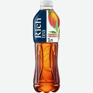 Напиток Рич чай черный Персик негаз.1,0л ПЭТ