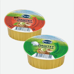 Паштет  Perva  говяжий/индюшиный/гусиный 95гр