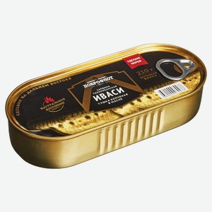 Иваси «Доброфлот» тушка копченая в масле, 210 г