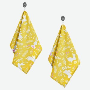 Полотенце Guten Morgen Пасхальные зайчики 45х60 см, 1 шт