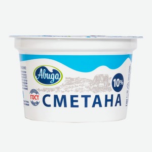 БЗМЖ Сметана Авида 10% 200г