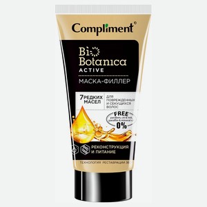COMPLIMENT Маска-филлер 7 редких масел для поврежденных волос Biobotanica active, 200 мл