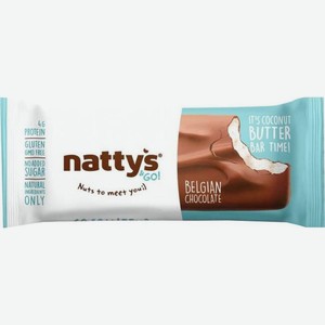 Батончик Nattys&Go Coconattys шоколадный с мякотью кокоса 45г, 45 г