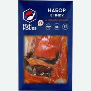 Набор к пиву Fish House из форели радужной соленой 150г, 150 г