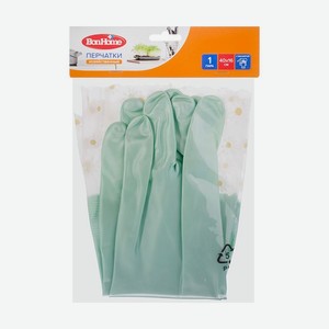 Перчатки хозяйственные с манжетой, BonHome, в ассортименте