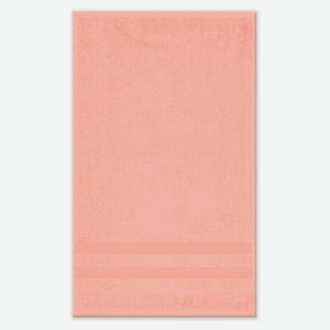 Полотенце «ДМ» махровое персиковое, 30х50 см