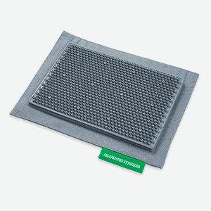 ЛАБОРАТОРИЯ КУЗНЕЦОВА Массажер металломагнитный на мягкой подложке 15х22см, Серый