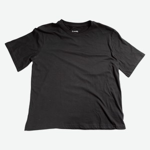 Футболка базовая для мужчин, черная, артикул ML-002/3 р.52