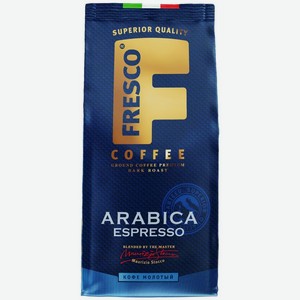 Кофе молотый Fresco Arabica Espresso Blend №12 натуральный жареный 200г, 200 г