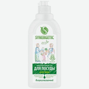 Средство для мытья посуды Synergetic Алоэ 500мл, 500 мл