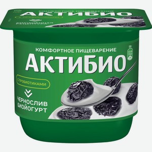 Йогурт АктиБио чернослив 2.9% 130г, 130 г