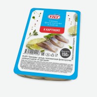 Сельдь   Vici   К картошке, филе-кусочки в масле, 150 г