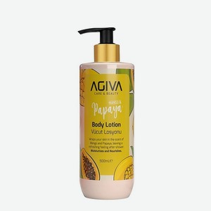 AGIVA BEAUTY Лосьон для тела Манго-папайя Body Lotion Mango & Papaya, 500 мл
