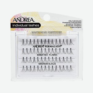ANDREA Пучки ресниц черные средние MOD Perma Lash Flair Medium, 56 шт.