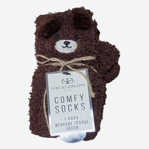 Носки женские флисовые коричневый SERGIO DALLINI SGCZ5-5 раз