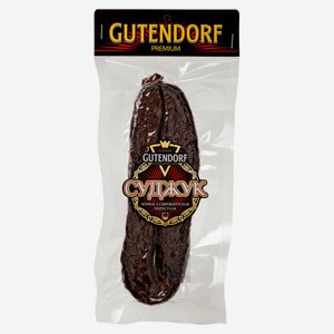 Колбаса говяжья Суджук сырокопченая Gutendorf Premium немецкая полусухая, вес цена за 100 г