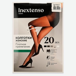 Колготки женские InExtenso черные 20 den, размер 4