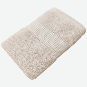 Полотенце Маркет махровое кремовое 50х90см, 1 шт