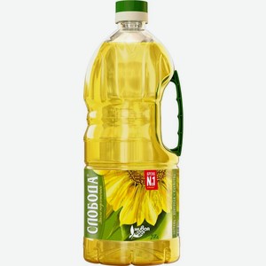 Масло Слобода подсолнечное рафинированное дезодорированное 2.7л, 2.7 л