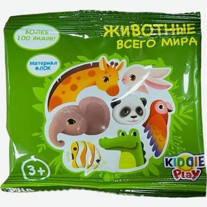 Игрушка Kiddie Play Животные Всего Мира анимационная в ассортименте 1шт., 1 шт