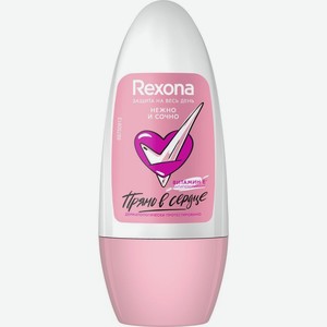 Антиперспирант-дезодорант Rexona Нежно и сочно роликовый 50мл, 50 мл