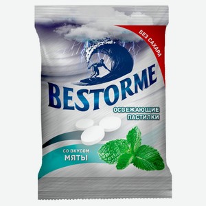 Пастилки освежающие Bestorme со вкусом мяты, 25 г
