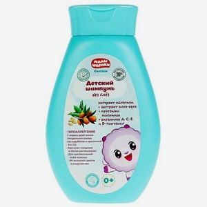 ЗАБОТЛИВАЯ МАМА Детский шампунь МАЛЫШАРИКИ с экстрактами облепихи и алоэ Вера