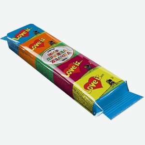 Жевательная резинка  love is  ассорти вкусов, 21 г