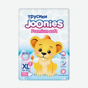 Подгузники-трусики Джунис Xl 12-17кг 17шт