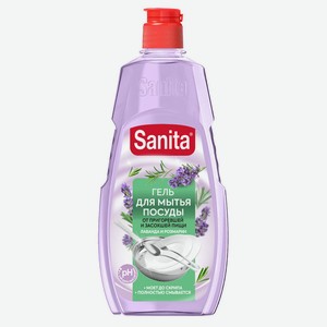 Средство для мытья посуды Sanita Лаванда и розмарин, 450 мл