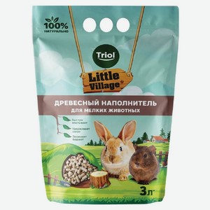 Наполнитель д/грызунов Triol древесный 3л