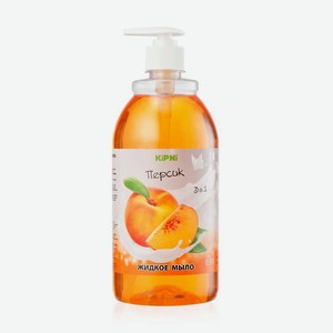 KIPNI Мыло жидкое универсальное с дозатором  Персик , 900 мл