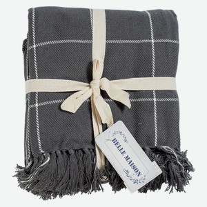 Плед, Belle maison 150*180см, арт HT-9021/1, темно-серый,Ins