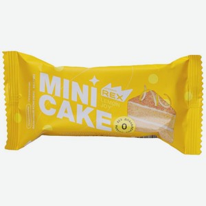 Пирожное Protein Rex Лимонный Тортик протеиновое 40г, 40 г