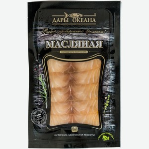 Масляная рыба ДАРЫ ОКЕАНА ломтики х/к в/у, Россия, 70 г