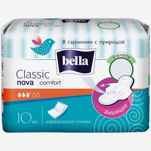 Прокладки BELLA Nova Comfort Drainette, Польша, 10 шт