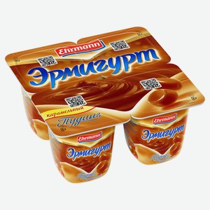 Пудинг Ehrmann «Эрмигурт» карамельный 3% охлажденный, 100 г