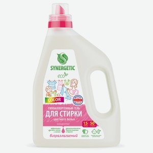 Гель д/стирки Synergetic Color 1,5л
