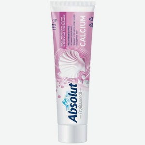 Зубная паста Absolut Professional Calcium Восстановление эмали и бережное отбеливание 110г, 110 г