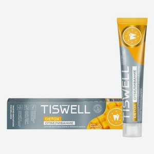 Зубная паста Tiswell Detox отбеливание вкус манго 85г, 85 г