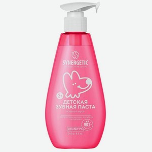 Зубная паста Synergetic Ягодный мусс детская 240 г, 240 г
