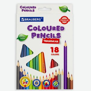 Карандаши цветные PREMIUM 18цв
