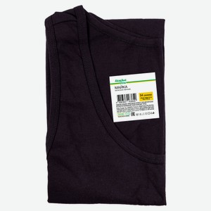 Майка «Каждый день» мужская черная, р. 54