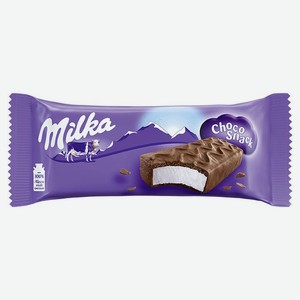 Пирожное бисквитное Milka Choco Snack БЗМЖ Италия охлажденное, 29 г