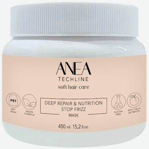 Маска Anea Techline для восстановления и интенсивного питания, 450мл