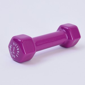 ORIGINAL FITTOOLS Гантель в виниловой оболочке 1 кг, Фиолетовый